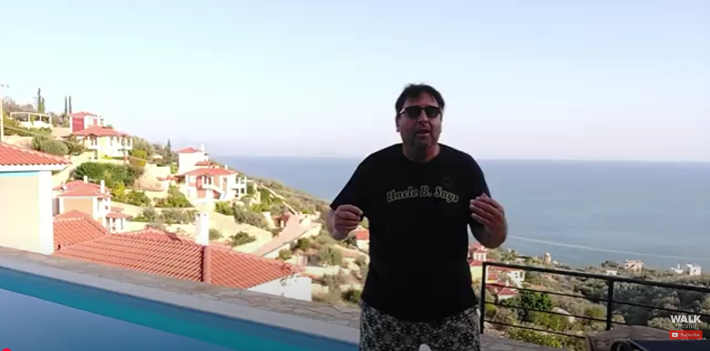 Walk in Nafplio Greece with Uncle B!