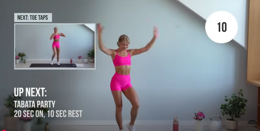 DAY 6 Back to Basics - 24 MIN TABATA HIIT Full Body Home Workout - No Equipment - Beginner Friendly